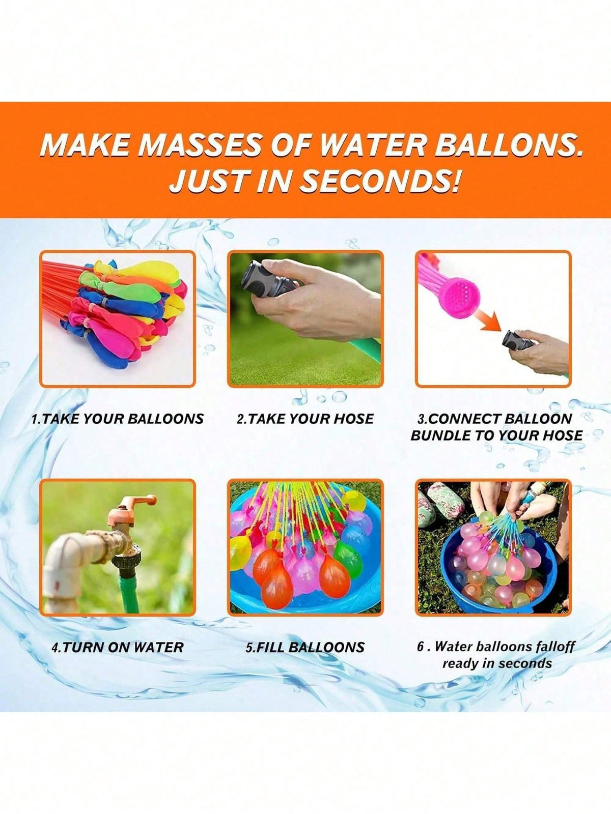 1 Set Tropical Color Self-Sealing Water Bomb Balloons, Summer Fun Water Play Game Toys, Tropical Party Balloons, Thickened And Enlarged Latex Material, Suitable For Outdoor Camping, Beach, Swimming Po