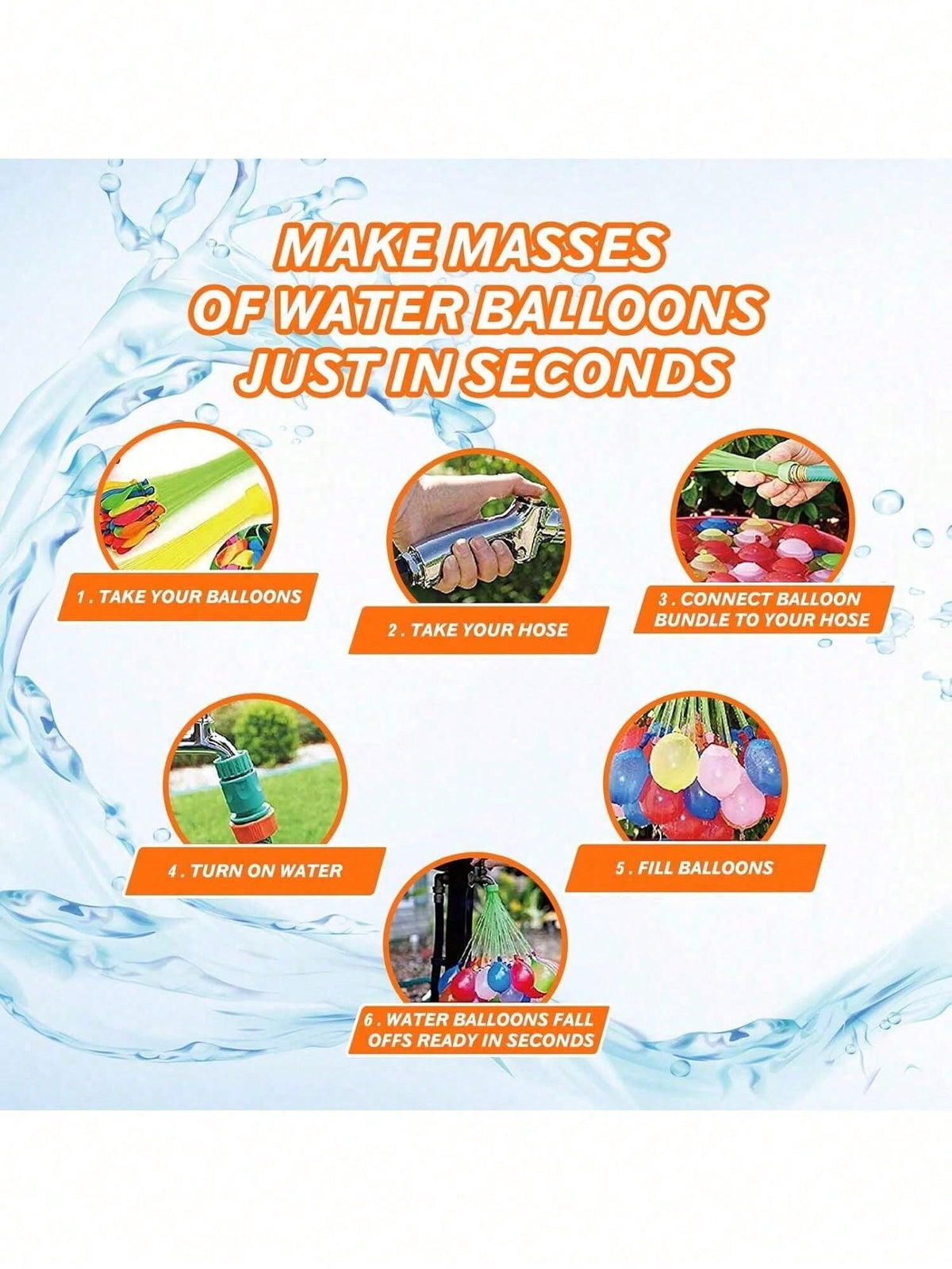 1 Set Tropical Color Self-Sealing Water Bomb Balloons, Summer Fun Water Play Game Toys, Tropical Party Balloons, Thickened And Enlarged Latex Material, Suitable For Outdoor Camping, Beach, Swimming Po
