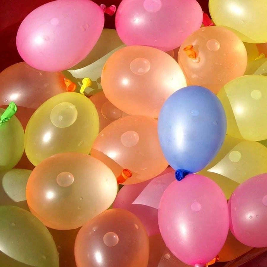 1 Set Tropical Color Self-Sealing Water Bomb Balloons, Summer Fun Water Play Game Toys, Tropical Party Balloons, Thickened And Enlarged Latex Material, Suitable For Outdoor Camping, Beach, Swimming Po