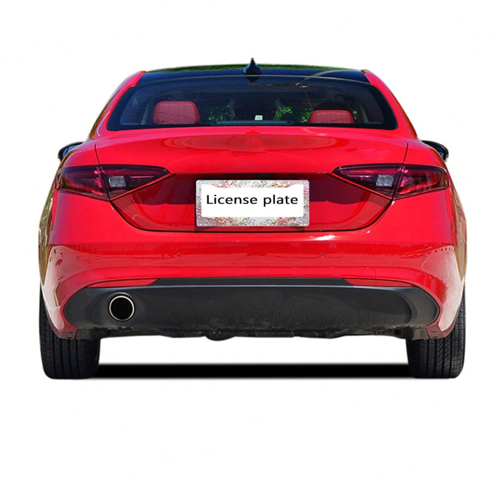 1 Stylish Crystal Cherry Blossom License Plate Frame, Compatible With North American And Many International Car Models.Comes With Mounting Screws To Ensure A Secure Fit