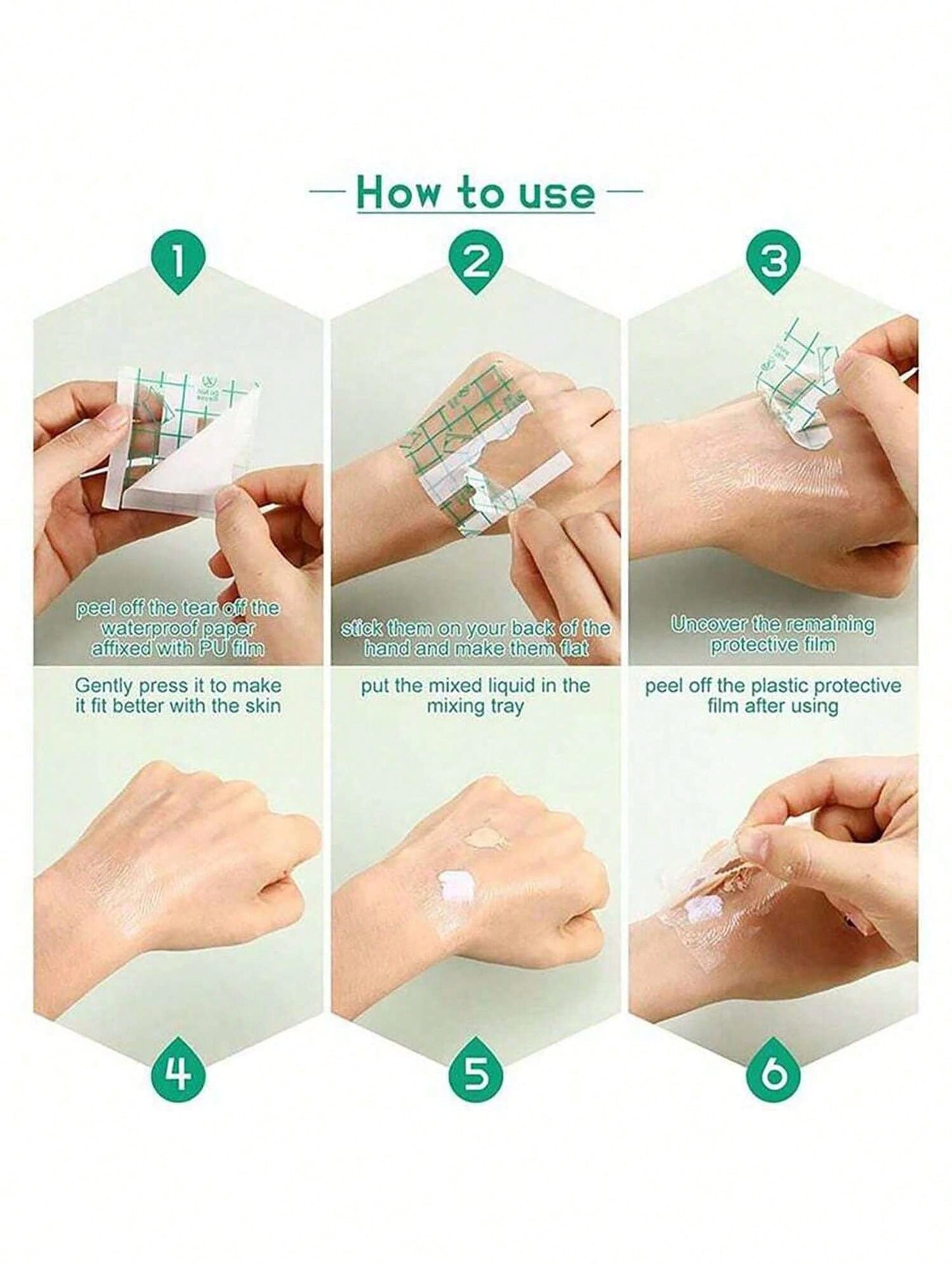 10/100/200/300/500pcs Disposable Makeup Palette Accessories Makeup Tools