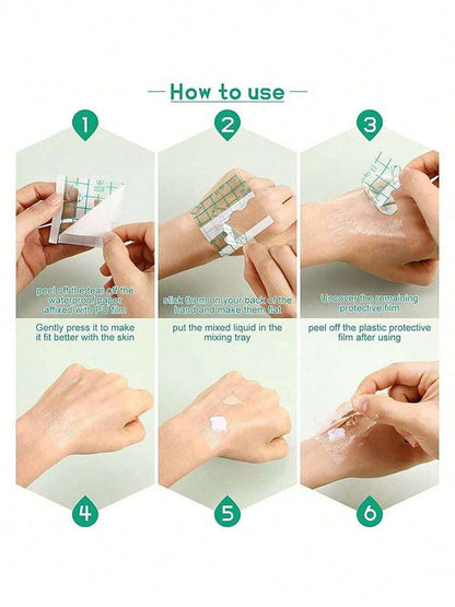 10/100/200/300/500pcs Disposable Makeup Palette Accessories Makeup Tools