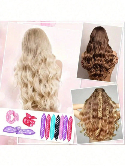 10/15pcs Heatless Sponge Hair Curlers, Overnight Curling Rods, Suitable For All Hair Types, Big Waves, Slouchy Person's Hair Curler, Suitable For Daily Hair Curling, Can Be Used As Gift, Christmas, Th