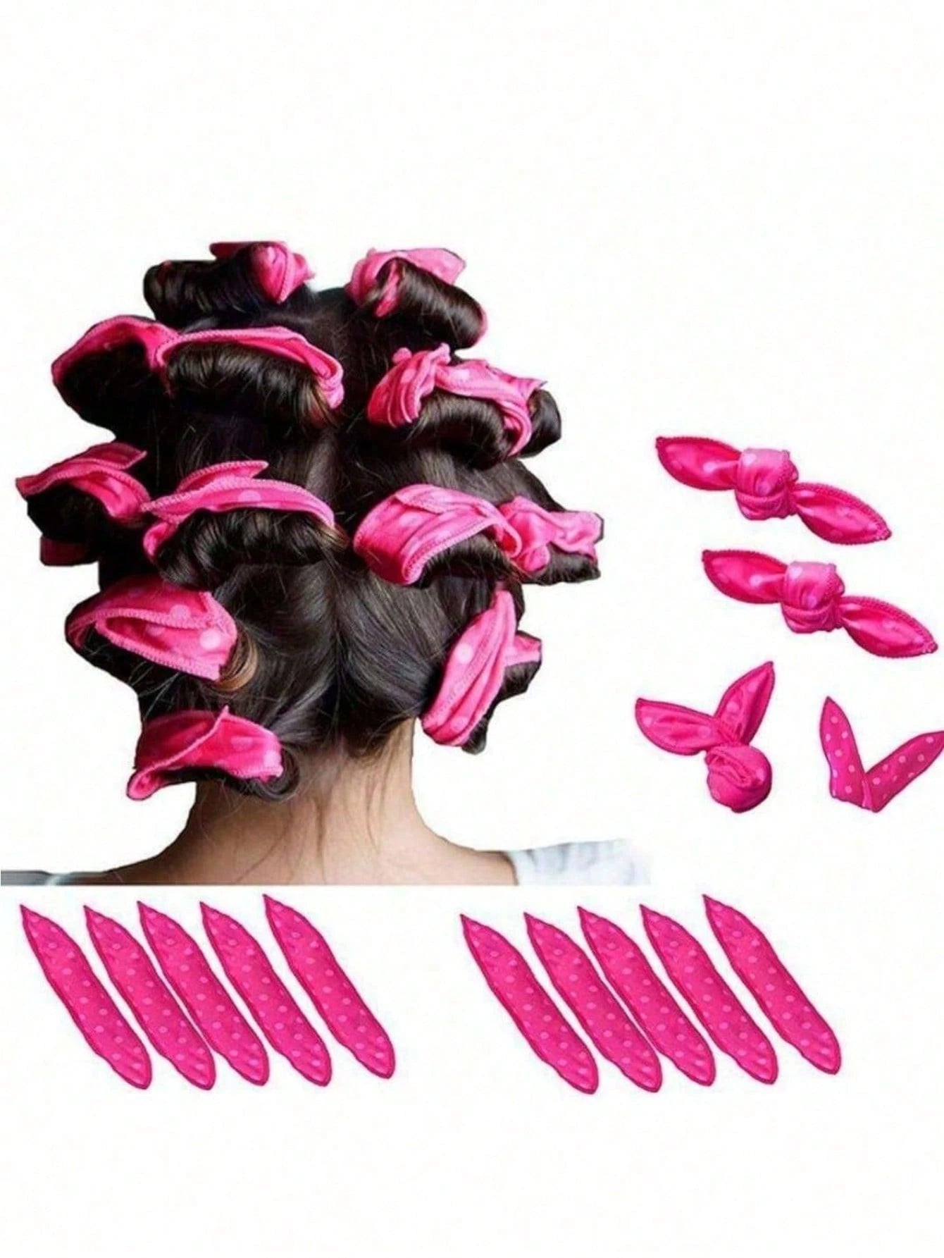 10/15pcs Heatless Sponge Hair Curlers, Overnight Curling Rods, Suitable For All Hair Types, Big Waves, Slouchy Person's Hair Curler, Suitable For Daily Hair Curling, Can Be Used As Gift, Christmas, Th