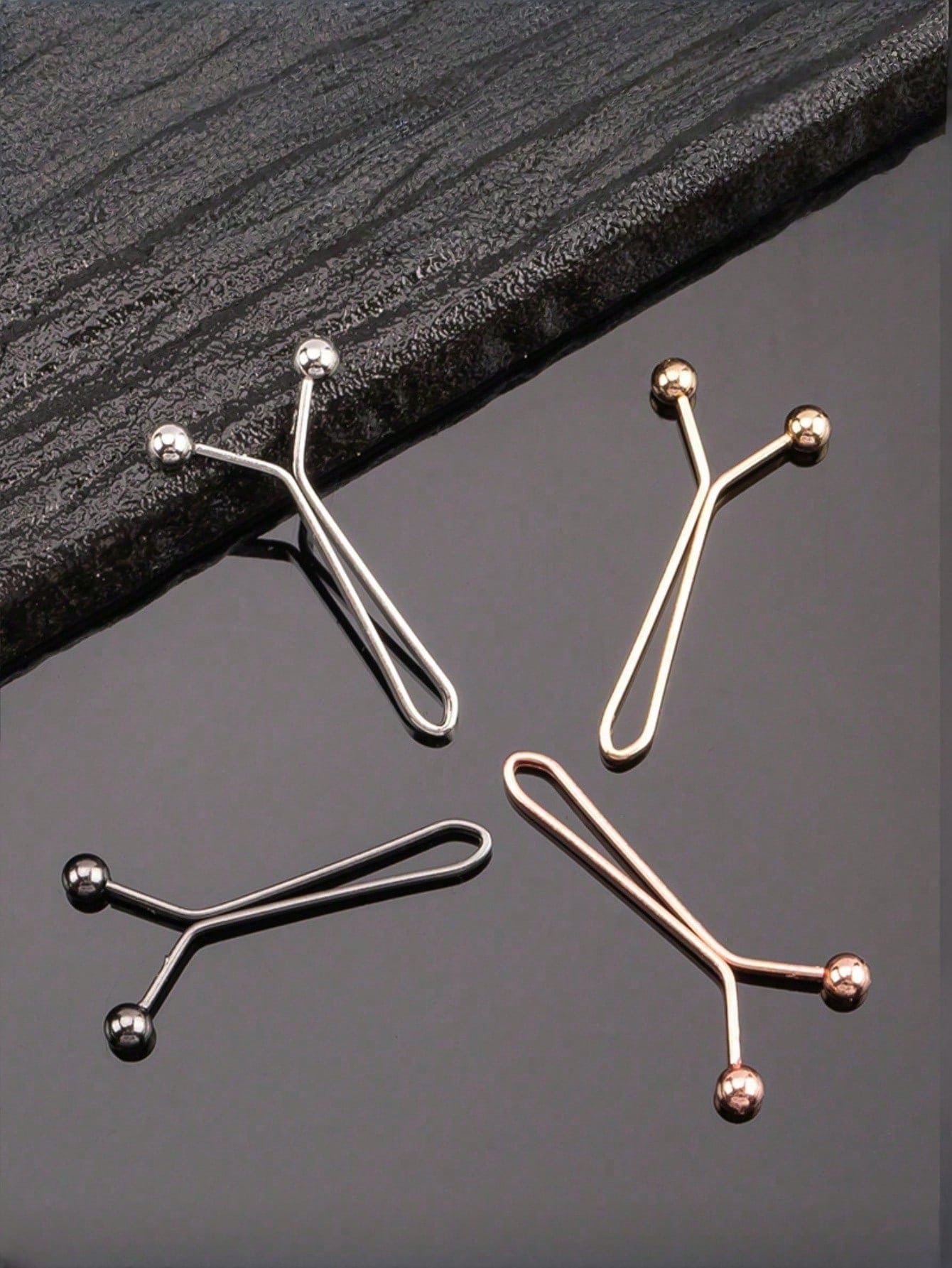10-1pc U-Shaped Metal Belt, Minimalist Gold/Silver/Black Waist Clip, Pants Waist Tightener, No Sewing Required To Adjust Waist/Pant Leg/Cuff Length, Suitable For Clothing, Scarves, Curtains And Daily