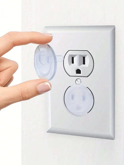 10/20/30pcs Baby Outlet Plug Covers Clear Child Proof Electrical Protector Caps EU Power Socket Electrical Outlet Kids Child Plug Plug Protective Cover Plug Protection