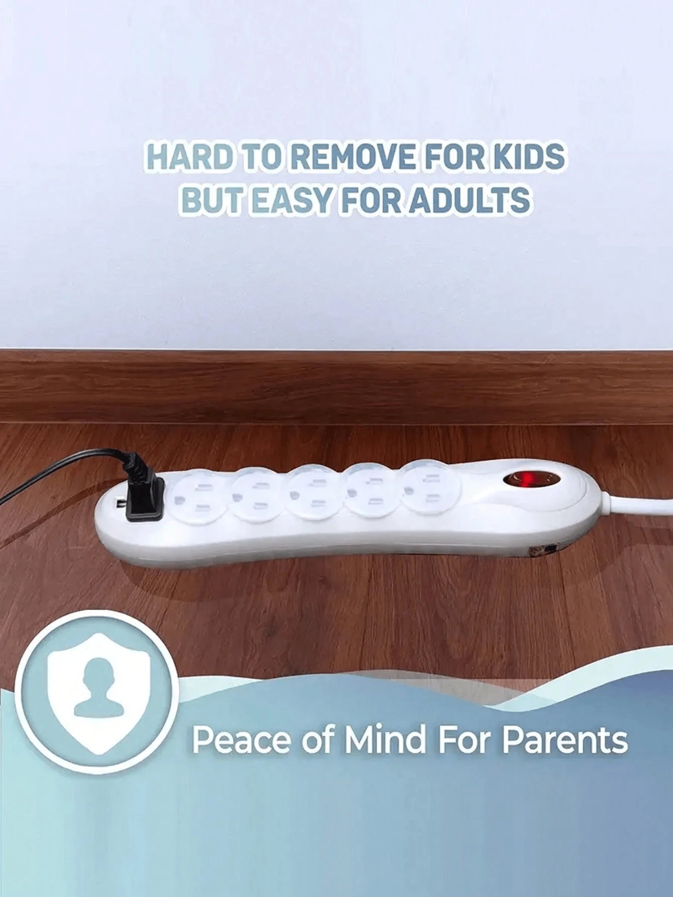10/20/30pcs Baby Outlet Plug Covers Clear Child Proof Electrical Protector Caps EU Power Socket Electrical Outlet Kids Child Plug Plug Protective Cover Plug Protection