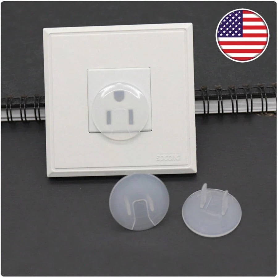 10/20/30pcs Baby Outlet Plug Covers Clear Child Proof Electrical Protector Caps EU Power Socket Electrical Outlet Kids Child Plug Plug Protective Cover Plug Protection