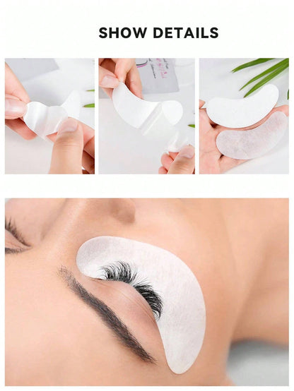 10/20/50/100/200 Pairs Eyelash Extension Isolation Eye Patches, Non-Shedding Eye Patches, Suitable For Eyelash Extension, Eyelash Extension Tools, Eyelash Extension Isolation Protection Tools