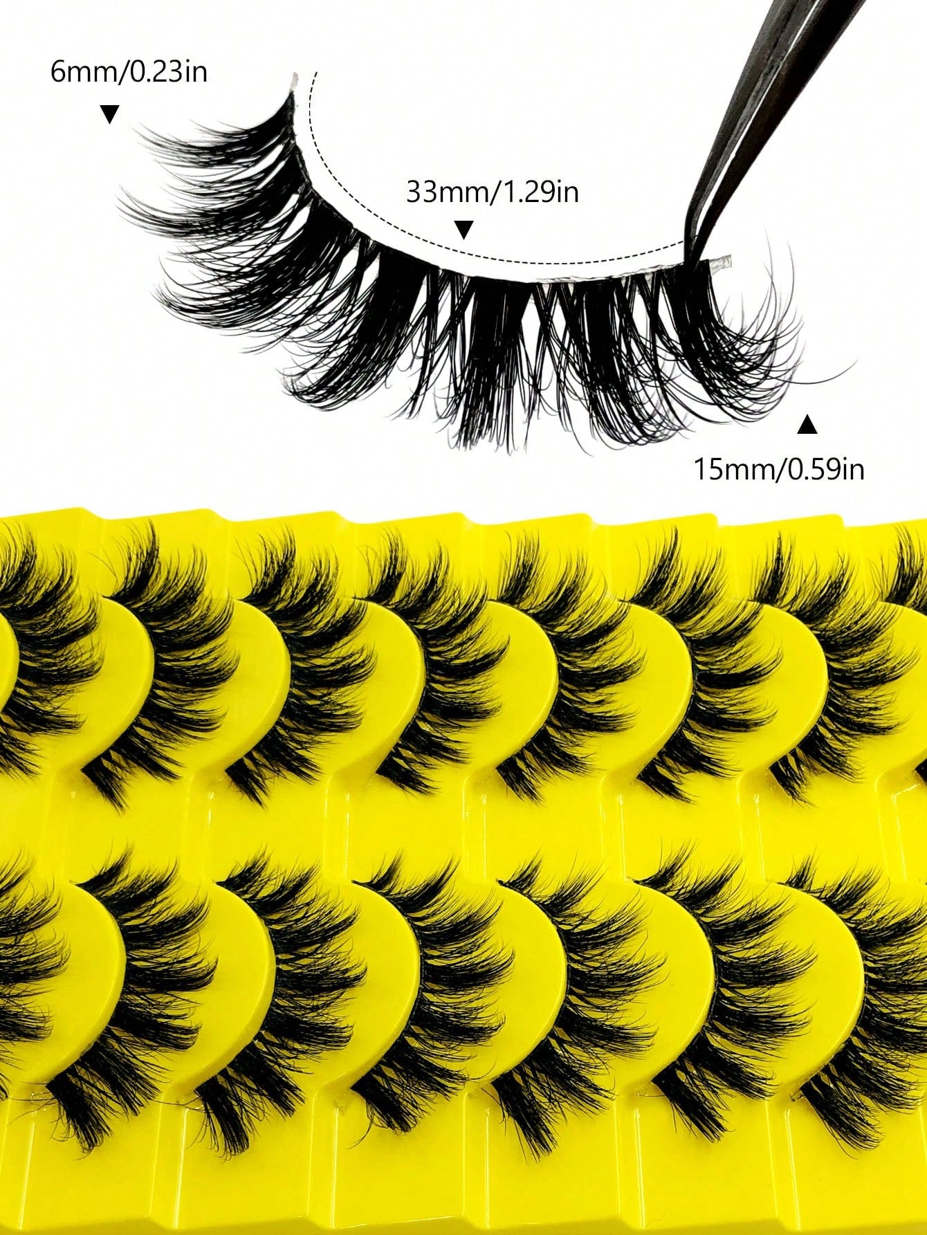 10 Pairs Cartoon Style False Eyelashes, Natural Soft Transparent Band, Anime Style, Lightweight And Flowy, Suitable For Daily Wear, Reusable.