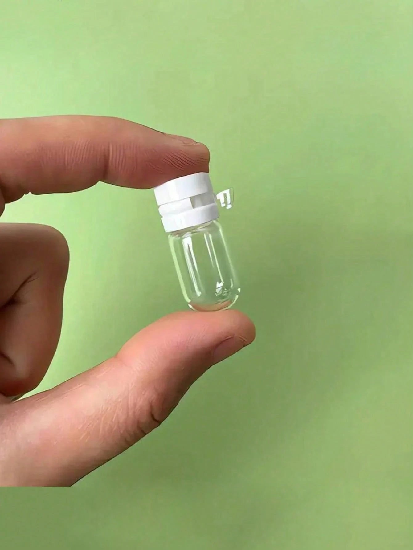 100/50 Pieces Set Of/3ml/2ml Transparent Glass Mini Bottles With Flip-Top Leak-Proof Design, Portable Cosmetic And Lotion Containers, Ideal For Essence, Makeup Remover, Shampoo, Conditioner, And More