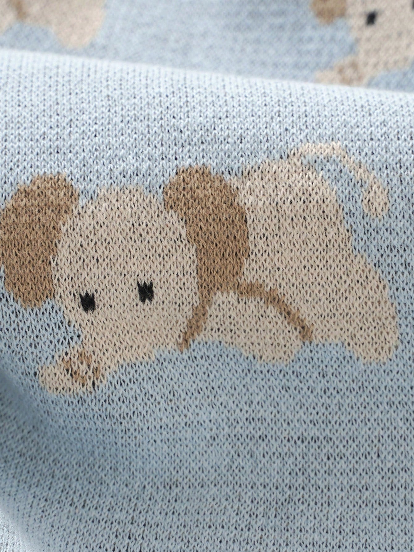 100% Cotton Baby Blanket, Elephant Knitted All-Season Baby Stroller Blanket, Newborn Crib Quilt, Baby Air Conditioning Quilt, Infant Supplies