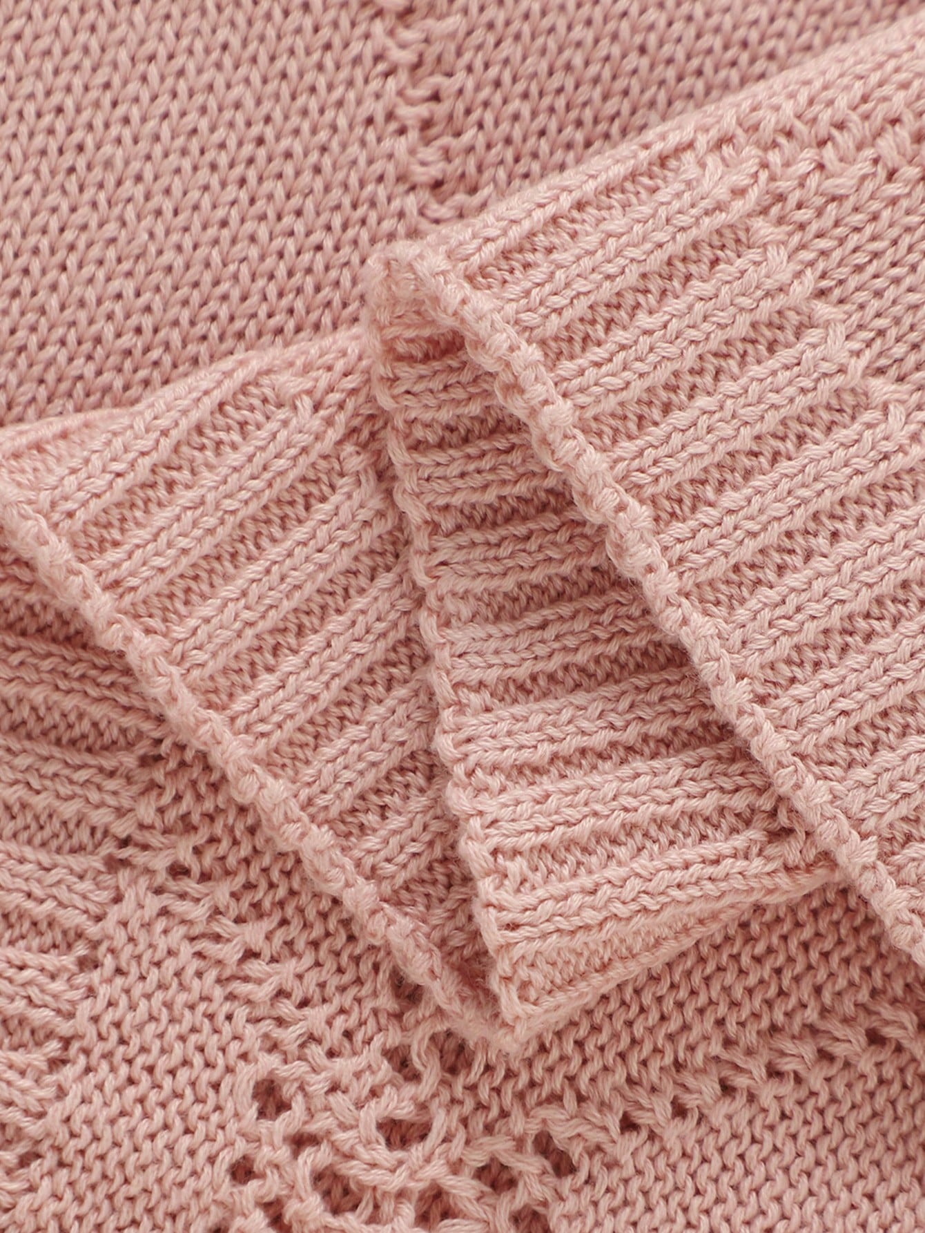 100% Cotton Baby Blanket, Seasonal Diamond Hollow Knitted Baby Swaddle Blanket, Newborn Stroller Blanket, Baby Quilt, Children's Air Conditioning Quilt, Newborn Supplies