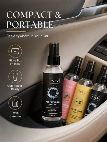 100ml Jasmine Sea Breeze Air Freshener Spray, Long-Lasting Alcohol-Free Deodorizer, Cute Women's Car Decor, Suitable For Car Interior, Home Bedroom, Bathroom, Office Decoration Spray, 2-In-1 Body And