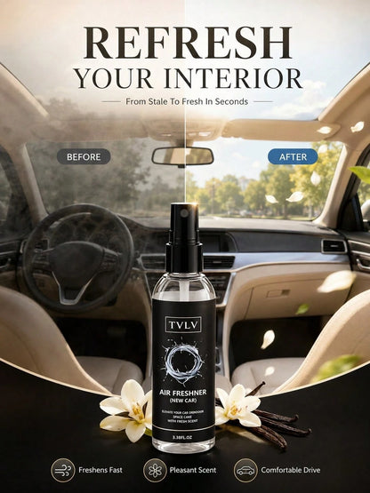 100ml Jasmine Sea Breeze Air Freshener Spray, Long-Lasting Alcohol-Free Deodorizer, Cute Women's Car Decor, Suitable For Car Interior, Home Bedroom, Bathroom, Office Decoration Spray, 2-In-1 Body And