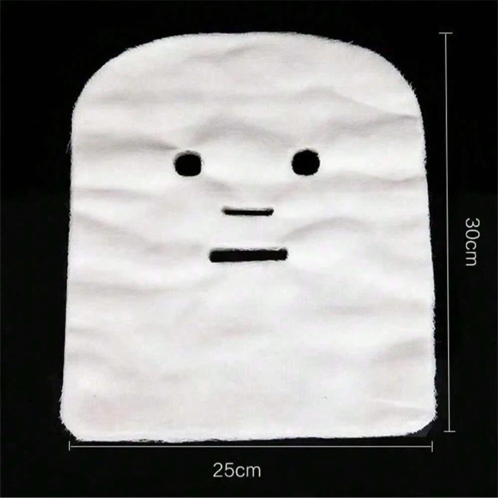 100pcs Skin Care Gauze Face Mask, Algae Soft Mask Powder Beauty Gauze Pads