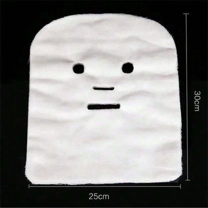 100pcs Skin Care Gauze Face Mask, Algae Soft Mask Powder Beauty Gauze Pads