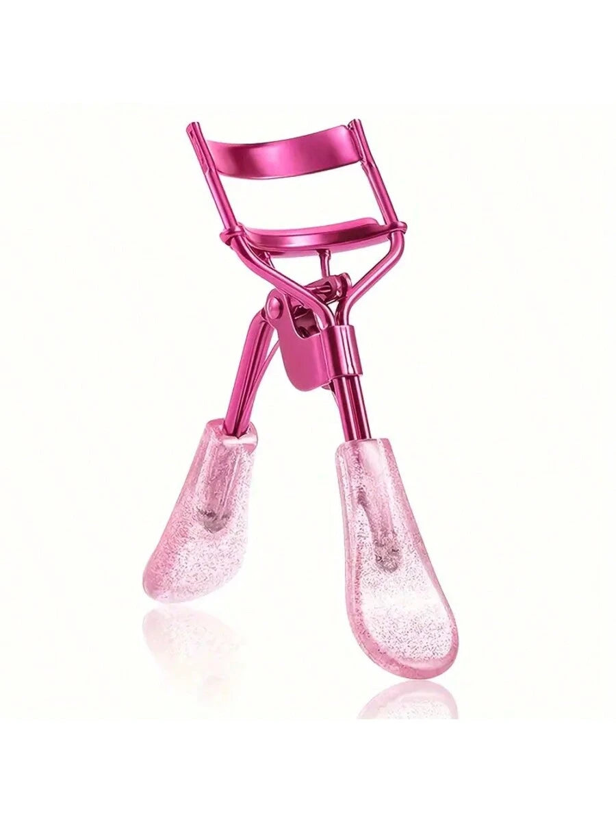 10pcs/Set Fashion Eyelash Curler And Eyebrow Grooming Kit, 1pc Pink Eyelash Curler, 3pcs Eyelash Brushes, 6pcs Replacement Pads, 10-Second Rapid Curl, Outstanding Curling Effect, Precise Grooming Tool