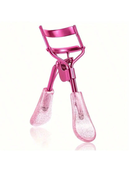 10pcs/Set Fashion Eyelash Curler And Eyebrow Grooming Kit, 1pc Pink Eyelash Curler, 3pcs Eyelash Brushes, 6pcs Replacement Pads, 10-Second Rapid Curl, Outstanding Curling Effect, Precise Grooming Tool