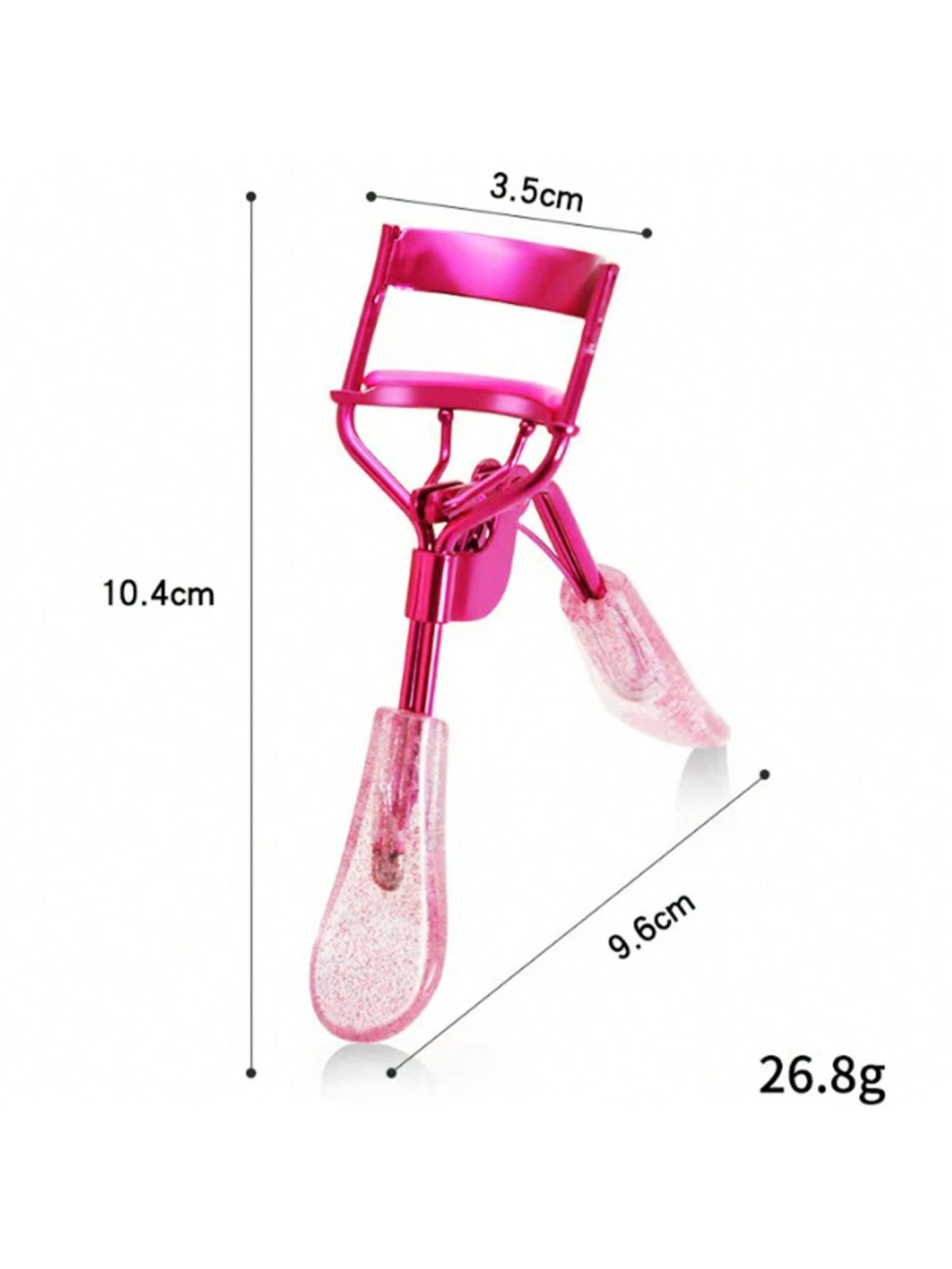 10pcs/Set Fashion Eyelash Curler And Eyebrow Grooming Kit, 1pc Pink Eyelash Curler, 3pcs Eyelash Brushes, 6pcs Replacement Pads, 10-Second Rapid Curl, Outstanding Curling Effect, Precise Grooming Tool