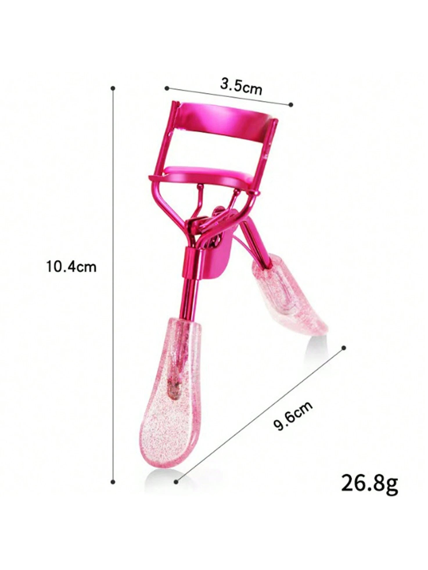10pcs/Set Fashion Eyelash Curler And Eyebrow Grooming Kit, 1pc Pink Eyelash Curler, 3pcs Eyelash Brushes, 6pcs Replacement Pads, 10-Second Rapid Curl, Outstanding Curling Effect, Precise Grooming Tool