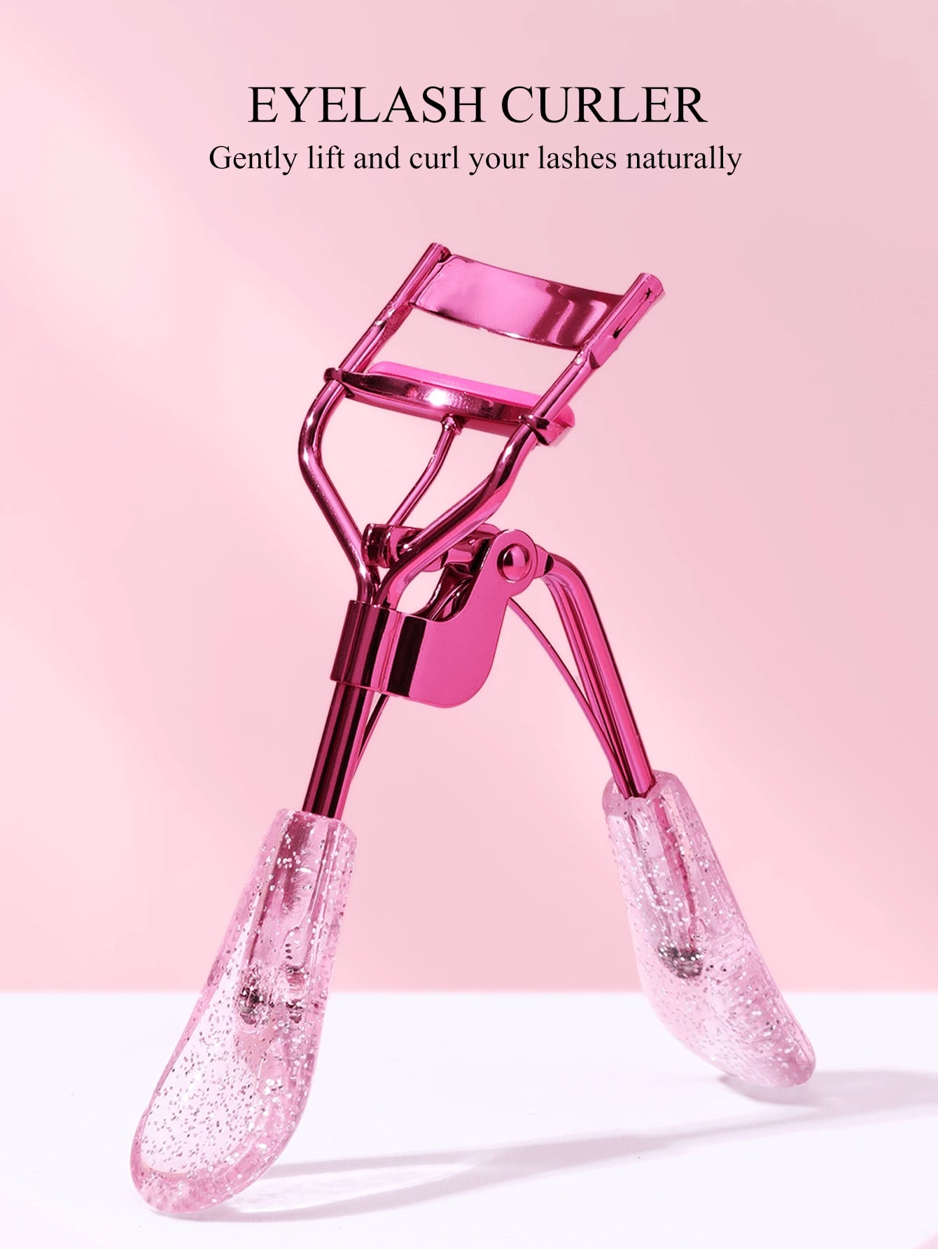 10pcs/Set Fashion Eyelash Curler And Eyebrow Grooming Kit, 1pc Pink Eyelash Curler, 3pcs Eyelash Brushes, 6pcs Replacement Pads, 10-Second Rapid Curl, Outstanding Curling Effect, Precise Grooming Tool