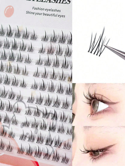 120 Pcs Sunflower False Eyelashes, Cartoon Sunflower Design, Enhances Eye Makeup Effect, Reusable