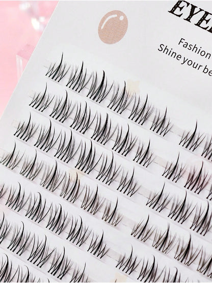 120 Pcs Sunflower False Eyelashes, Cartoon Sunflower Design, Enhances Eye Makeup Effect, Reusable