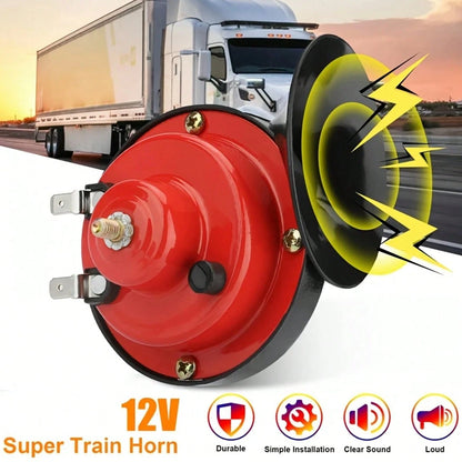 12V Super Loud Train/Truck Horn Kit – Air Horn For Cars, Trucks & Motorcycles| Alternative Electronic Parts For Cars, High-Quality Construction