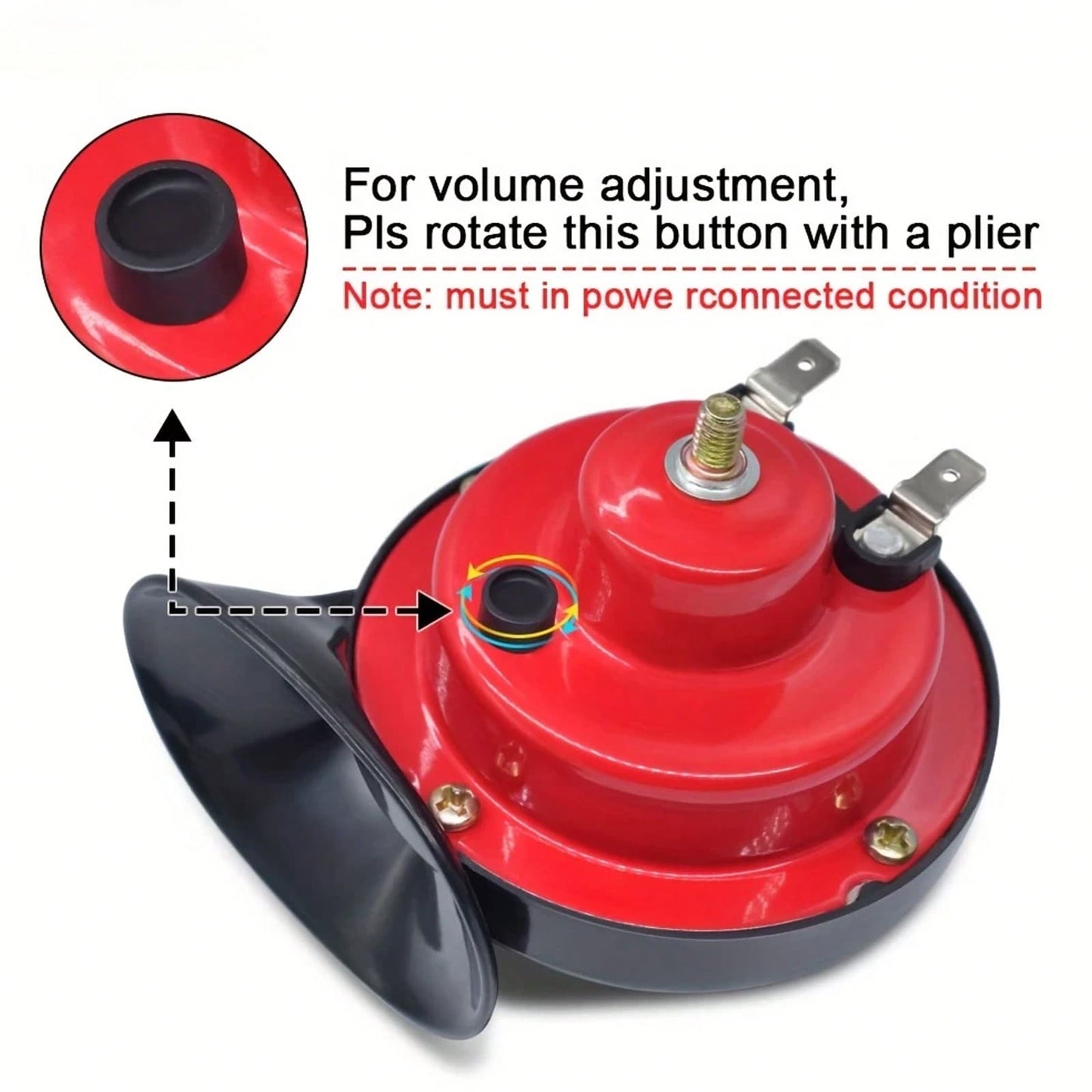 12V Super Loud Train/Truck Horn Kit – Air Horn For Cars, Trucks & Motorcycles| Alternative Electronic Parts For Cars, High-Quality Construction