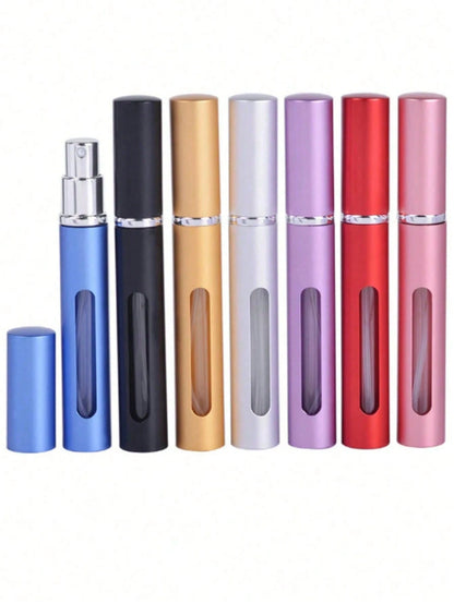 14/7/5/3/1pc 10ml/5ml Refillable Perfume Bottles, Refillable Perfume Spray Bottles Dispenser With Visible Window, Portable Perfume Refillable Sprayer, Easily Check Remaining Perfume Amount, Travel Per