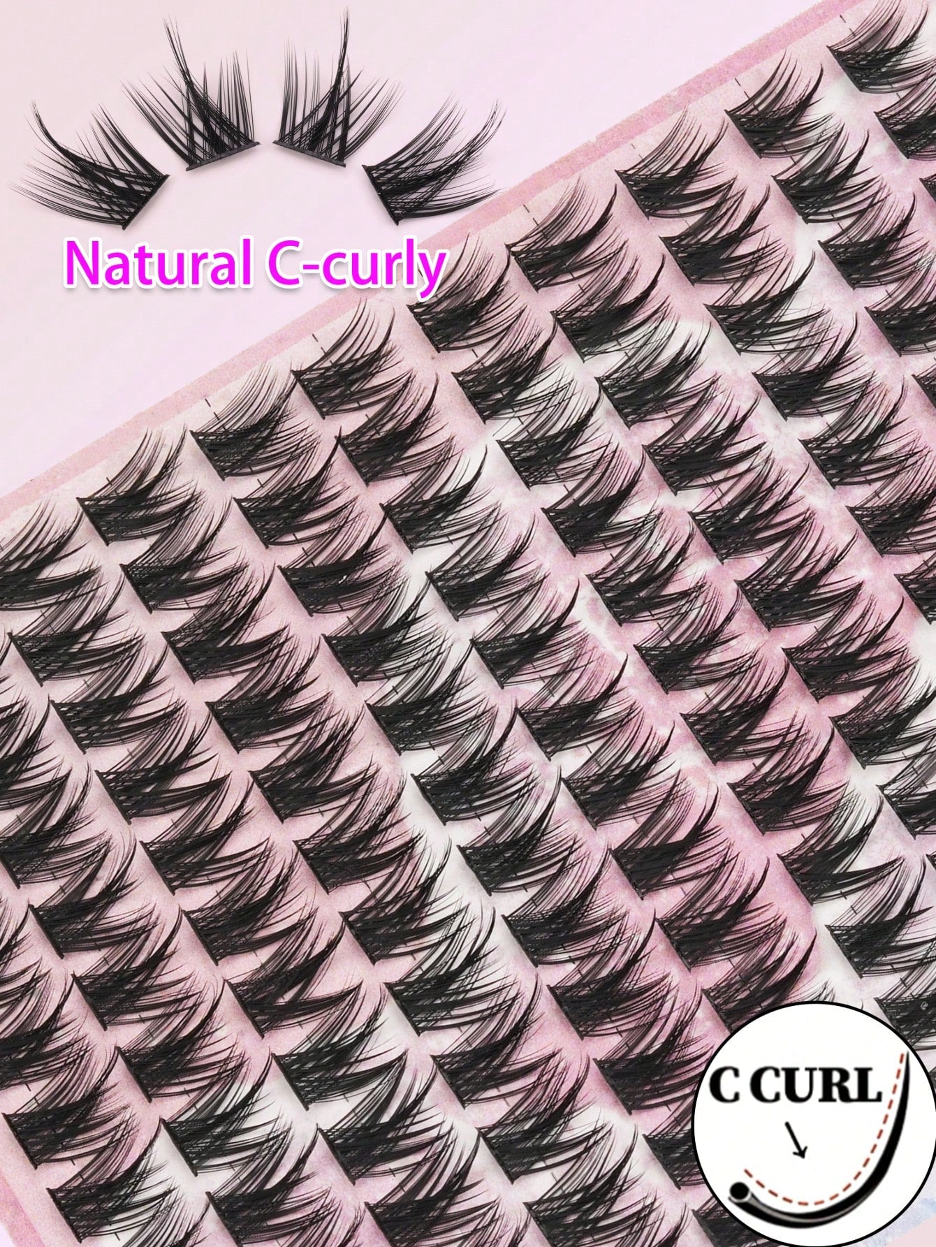 156PCS Pure Wild Little Devil Comic False Eyelash Clusters, Fluffy And Plump, Suitable For Daily Use, Weddings, Dating, Parties, Music Festivals, Christmas, Halloween, Reusable Eyelash Clusters, Segme