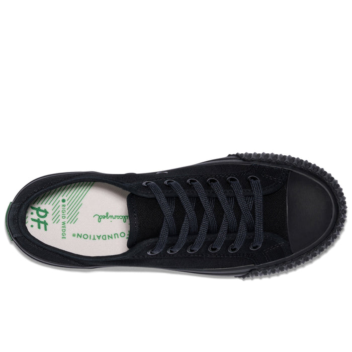 1993 Center Wide Low-Top Black