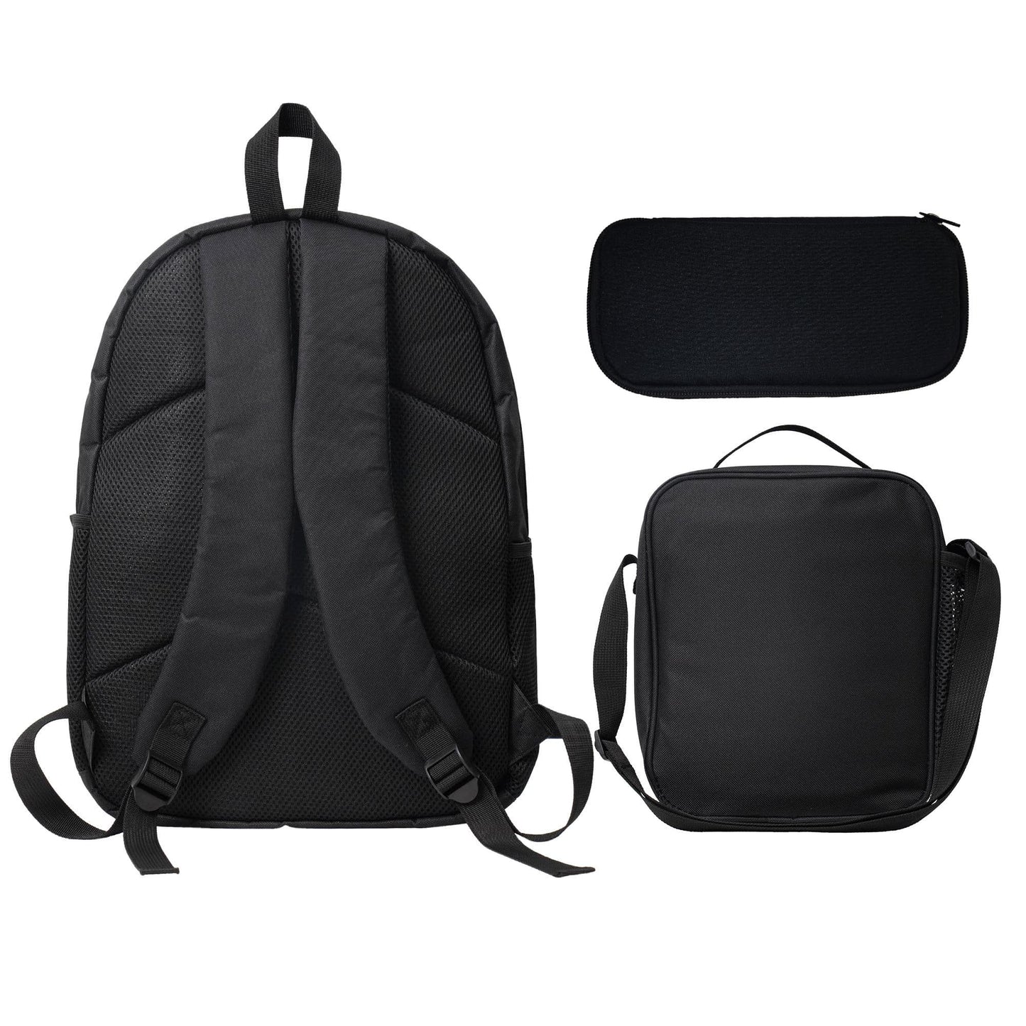 1k+Sold(Game Controller) Men's Fashion Backpack + Insulated Lunch Bag + Pencil Case 3 Pieces Set, Minimalist Men's Lightweight Backpack, Outdoor Travel Bag, Multi-Compartment Versatile Casual Bag, Sto
