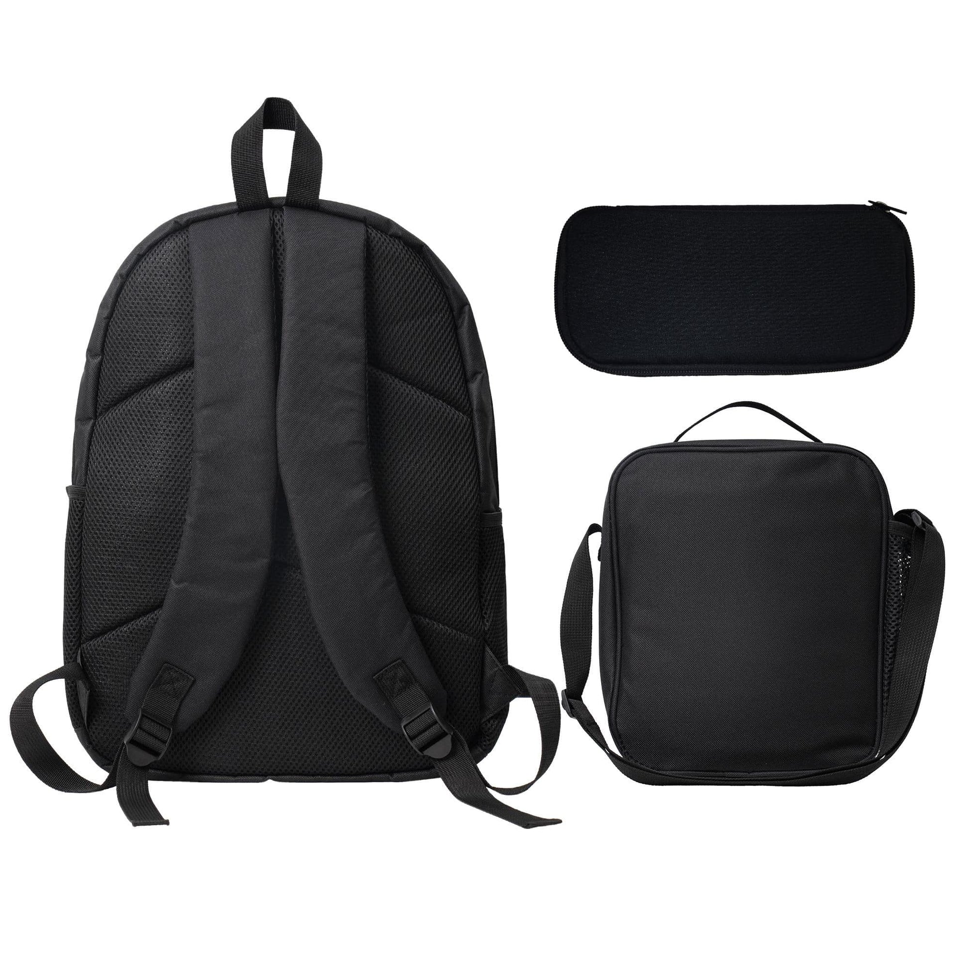 1k+Sold(Game Controller) Men's Fashion Backpack + Insulated Lunch Bag + Pencil Case 3 Pieces Set, Minimalist Men's Lightweight Backpack, Outdoor Travel Bag, Multi-Compartment Versatile Casual Bag, Sto