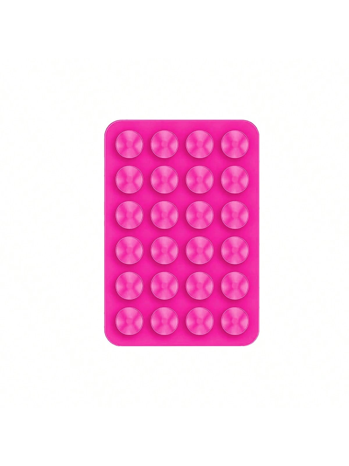 1pc 24pcs Square Silicone Suction Cup, Universal Phone Case Suction Cup, Tablet Computer, Power Bank Suction Cup Decoration DIY Accessory, 80*55MM