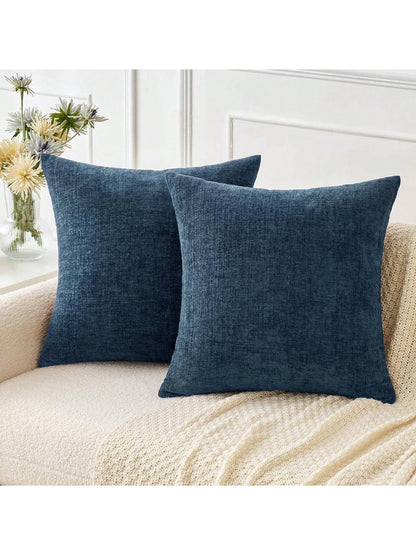 1pc/2pcs Sage Green (Pillow Insert Not Included) 3D Textured Throw Pillow Cover, Modern Farmhouse Cozy Chenille Vintage Pattern Cushion Case, Suitable For Daily Bedroom, Dining Room, Bed, Sofa, Car, D