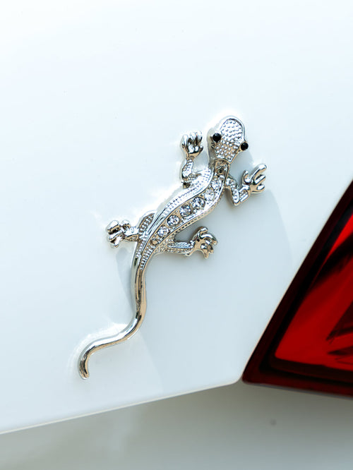 1pc 3D Gecko Design Car Sticker