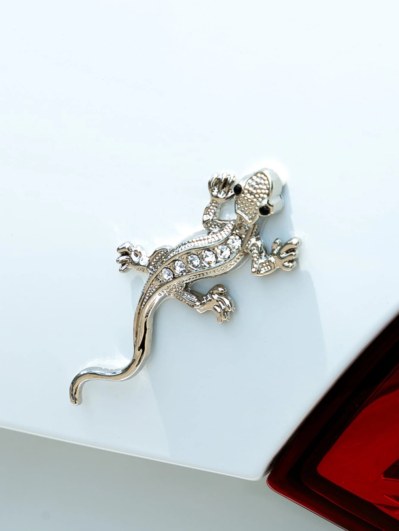1pc 3D Gecko Design Car Sticker
