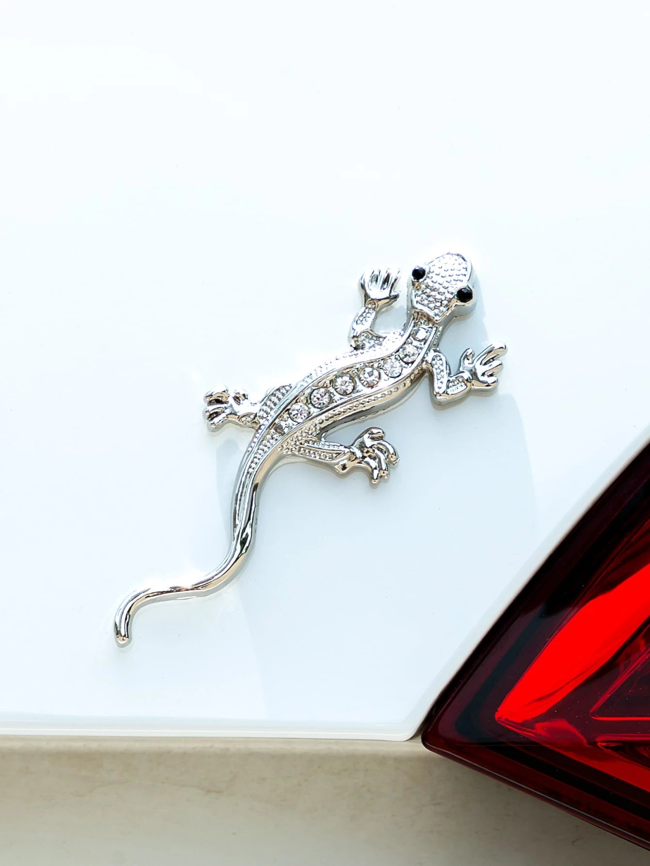 1pc 3D Gecko Design Car Sticker