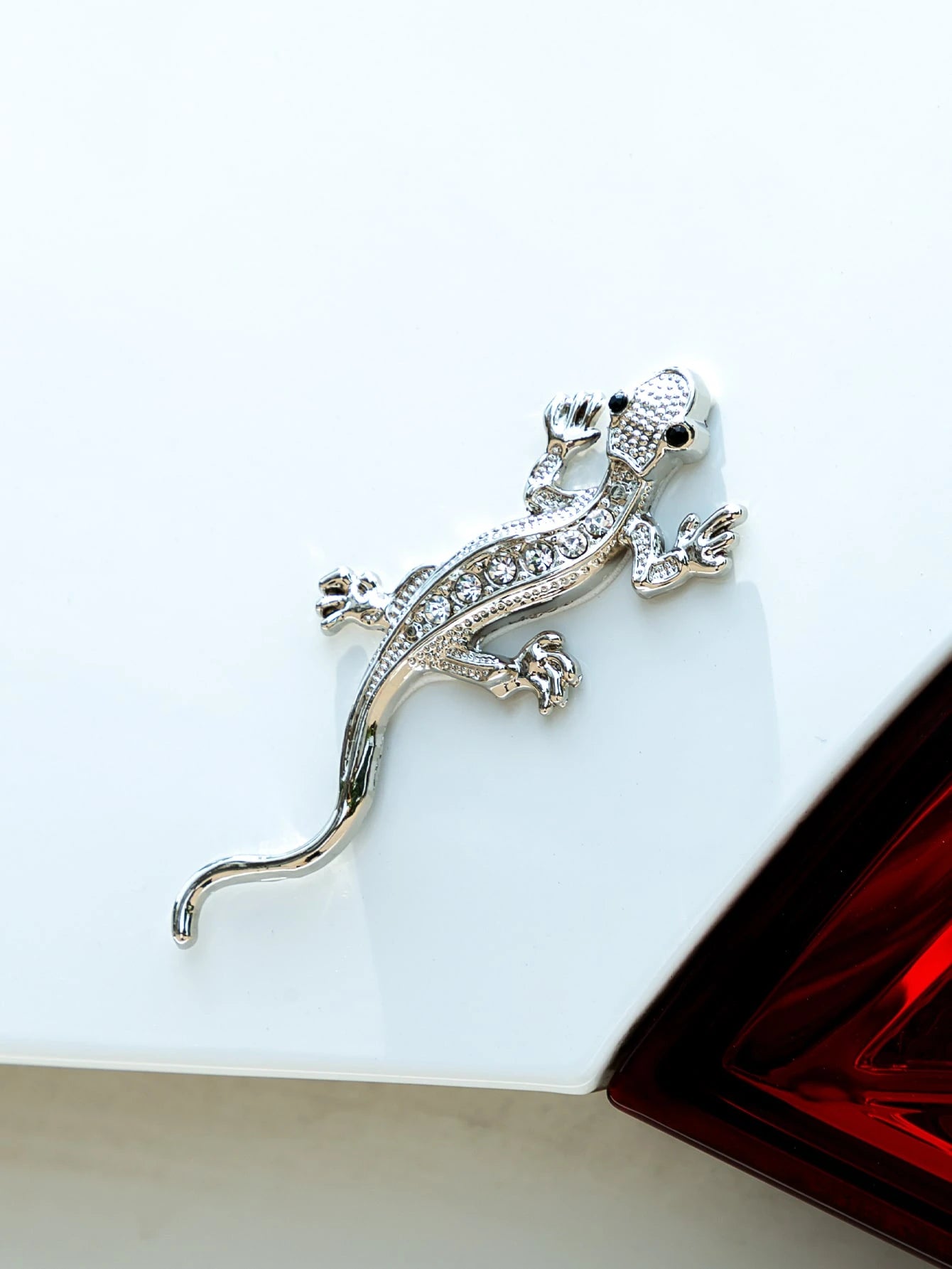 1pc 3D Gecko Design Car Sticker