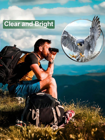1PC 4000x25 High Power Professional Binoculars For Adults- Large Caliber Super Clarity & Outdoor Hunting Camping Bird Watching, Ideal Gift For Concerts & Wildlife Observation