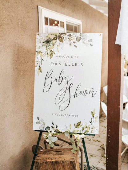 1PC 66inch Foldable Easel Stand, Baby Shower Sign Easel Stand- Portable Display Stand- Holds 5lbs" For Baby Shower Party Banner And Poster Display Adjustable Metal Tripod Ground And Tabletop Easel S