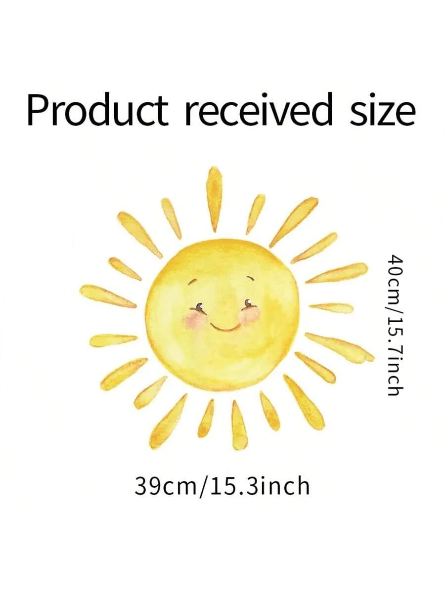 1pc Adorable Cartoon Wall Sticker- Perfect For Bedroom Or Home Entrance Decor! Baby Shower Family Decorations Gifts
