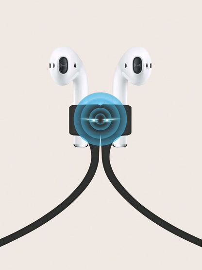 1pc Anti-Loss Rope Compatible With Apple AirPods, Magnetic Wireless Bluetooth Earphones Silicone Hanging Rope With Strong Adsorption, Anti-Loss Line