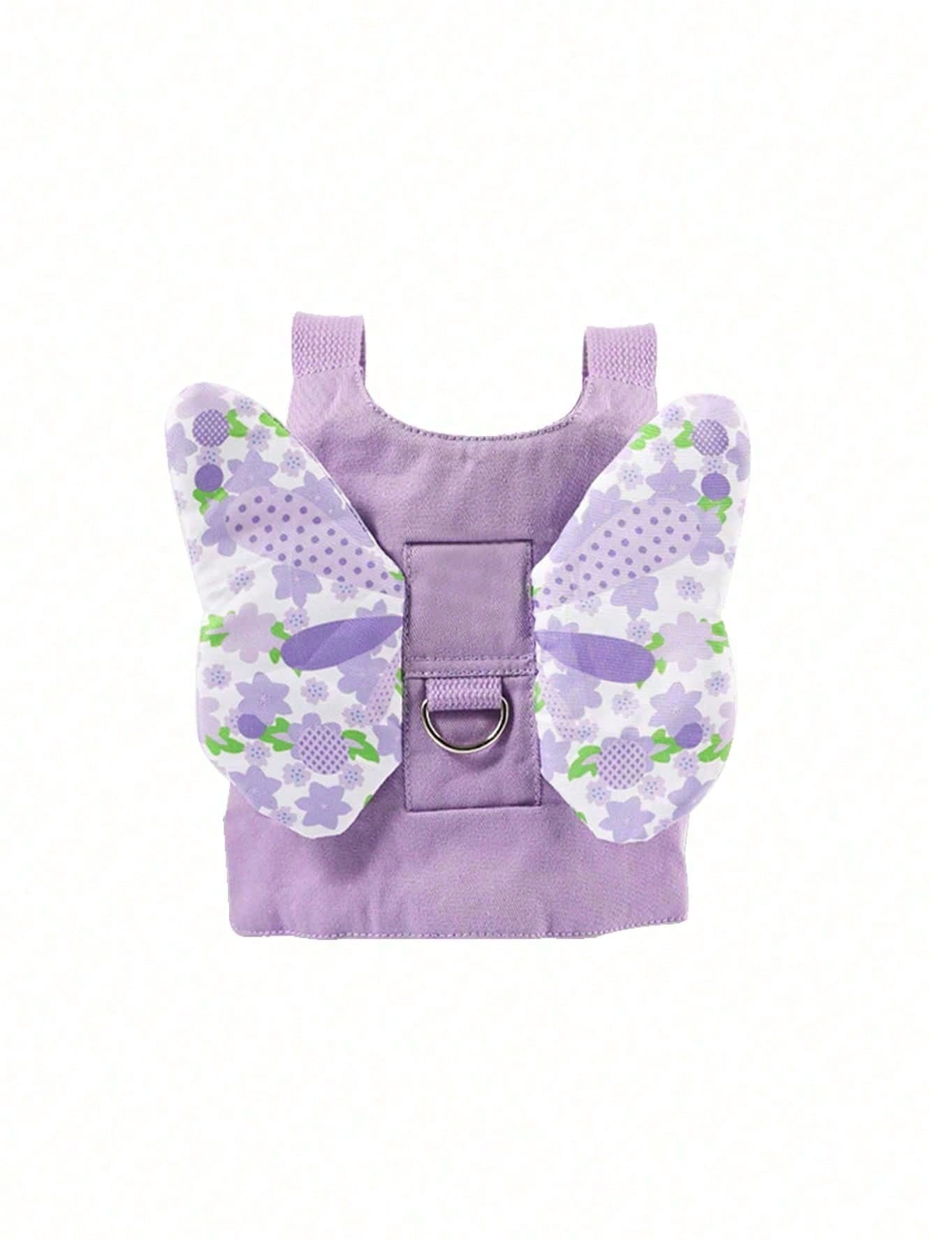 1pc Anti-Lost Toddler Backpack Leash, Child Safety Harness Strap With Butterfly Design