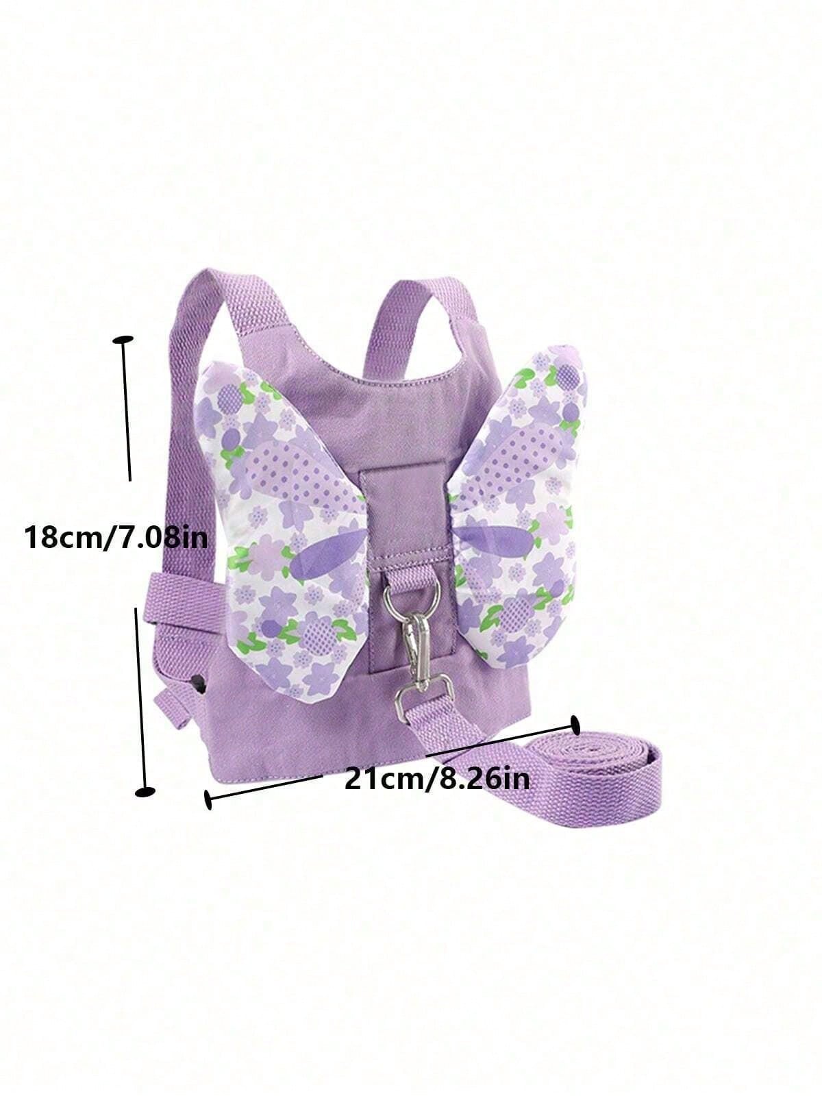 1pc Anti-Lost Toddler Backpack Leash, Child Safety Harness Strap With Butterfly Design