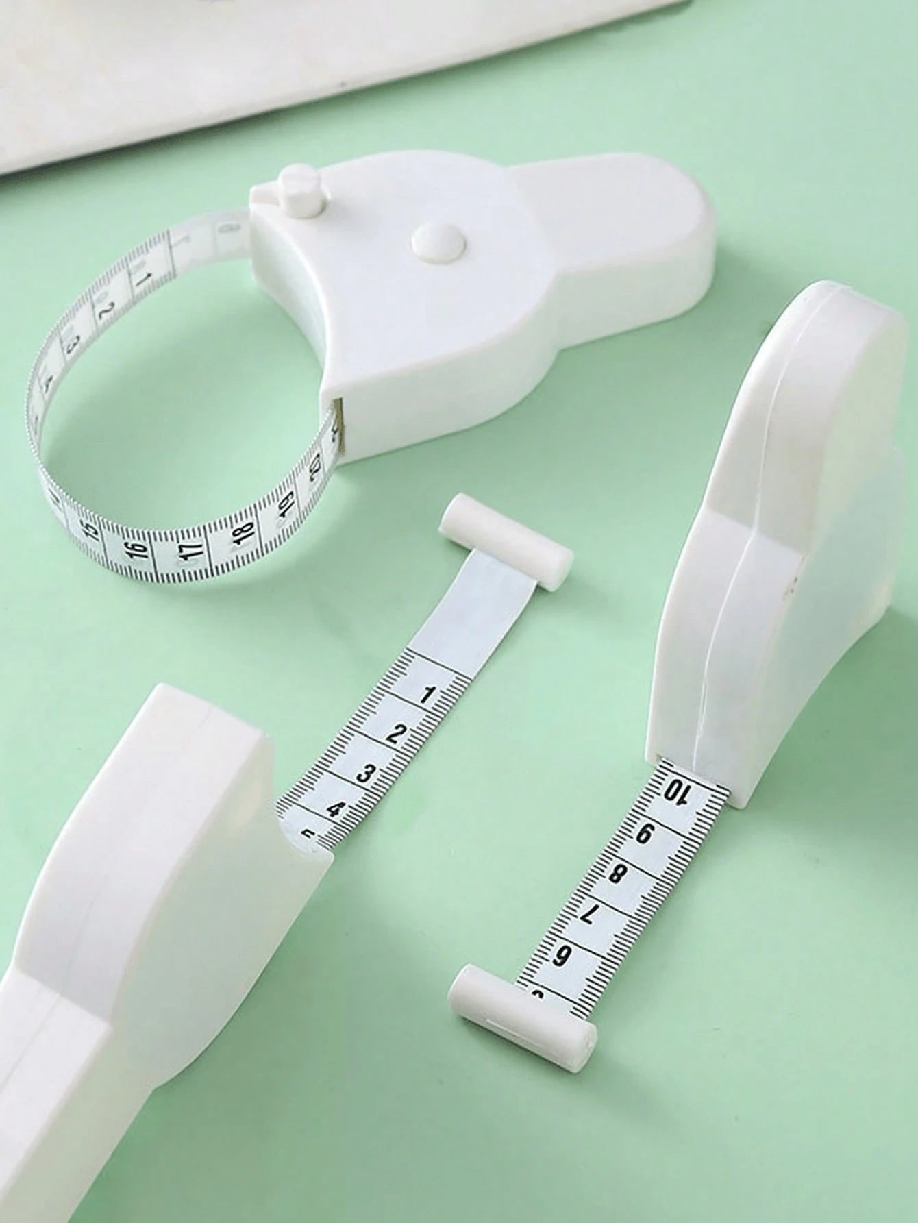 1PC Automatic High-Precision Measurement Of Three Circumference Ruler Fitness Ruler Waist Circumference Arm Circumference Hip Circumference Soft Ruler Multifunctional Automatic Tape Measure