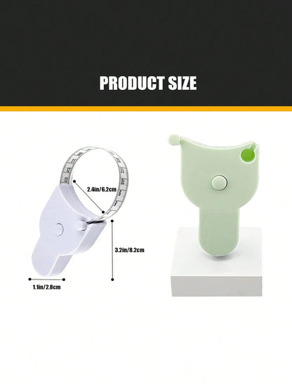 1PC Automatic High-Precision Measurement Of Three Circumference Ruler Fitness Ruler Waist Circumference Arm Circumference Hip Circumference Soft Ruler Multifunctional Automatic Tape Measure