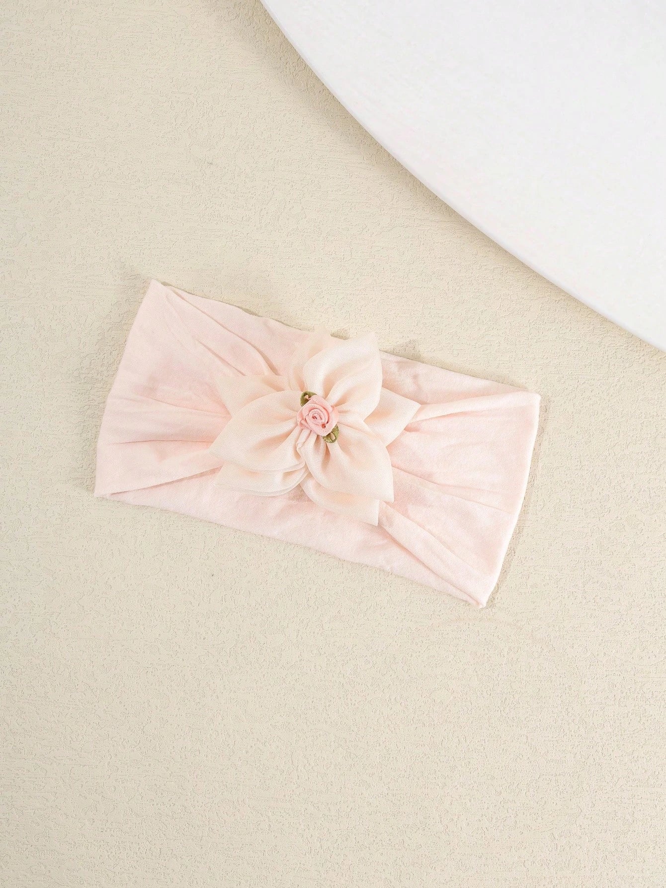 1pc Baby Princess Style Chiffon 3D Flower Headband, Sweet Flower Center Baby Headband, Soft And Comfortable Baby Hair Accessory, Suitable For Daily Wear, Photoshoots And Outdoor Activities